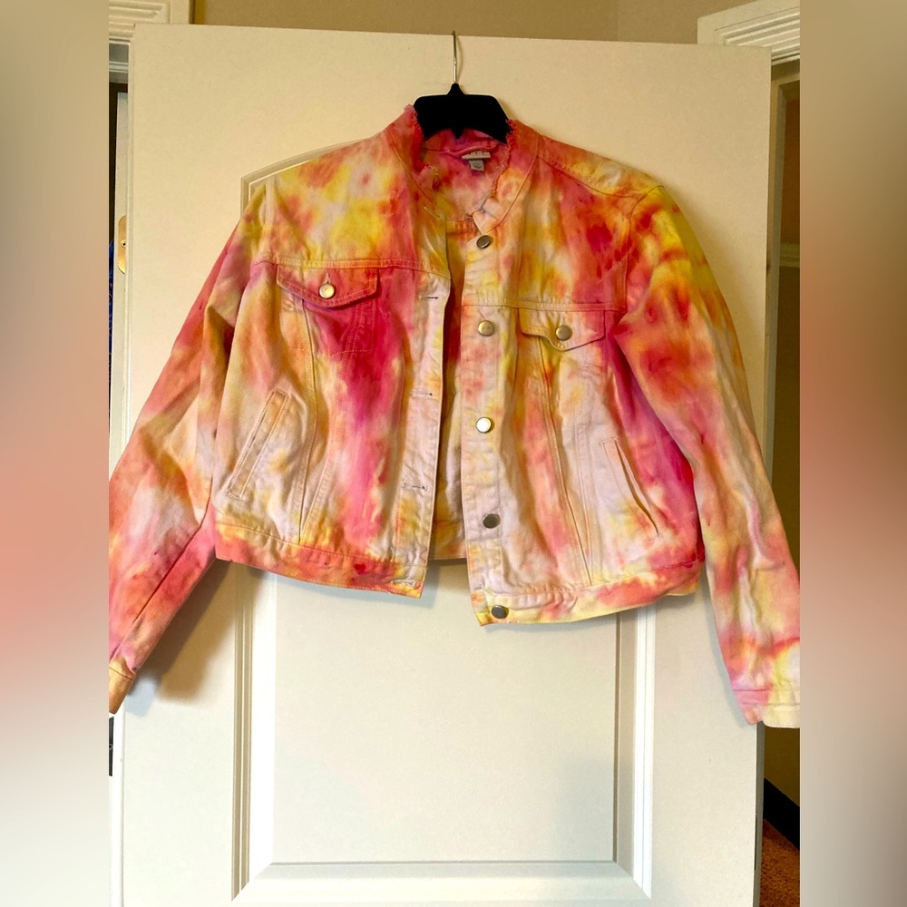 Tie dye Jean jacket